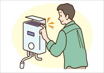 ガス小型湯沸器 